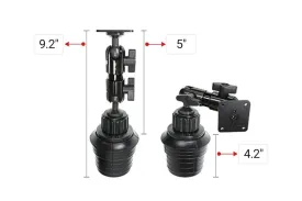9.2 Inch Standard-Duty Pedestal Cup Holder Mount