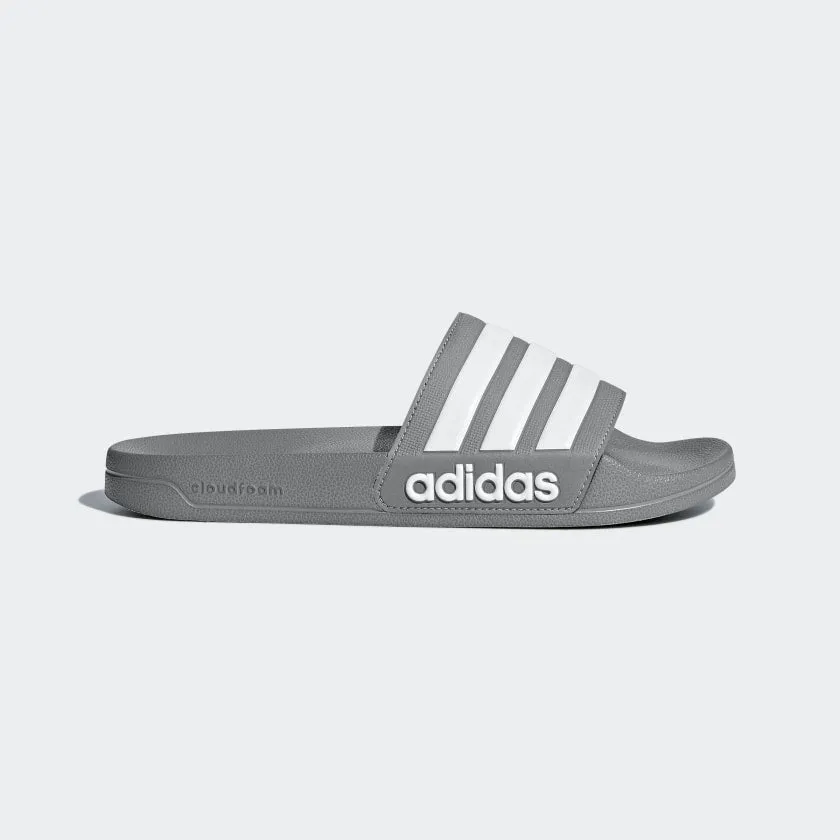 ADILETTE SHOWER SLIDES Grey Three / Cloud White / Grey Three-B42212