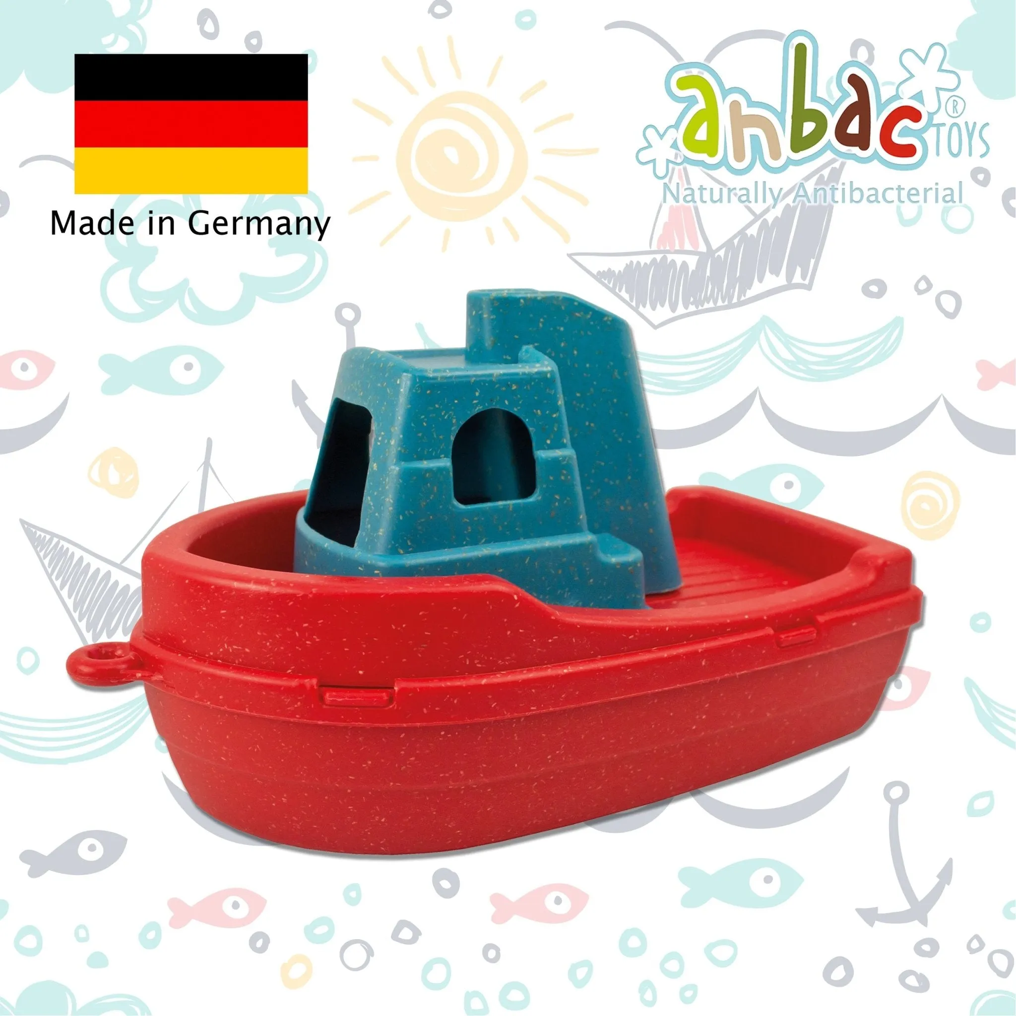 Antibacterial Toy Boats with four designs
