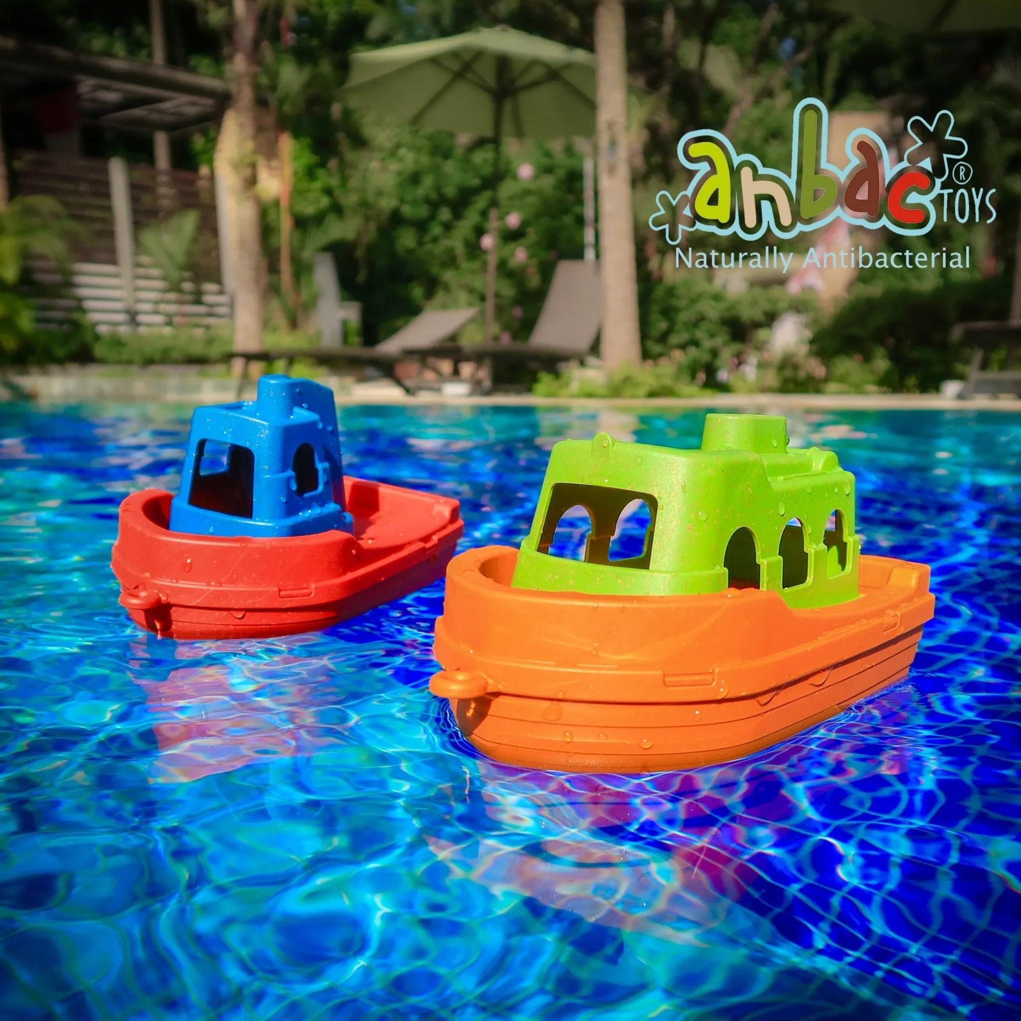 Antibacterial Toy Boats with four designs
