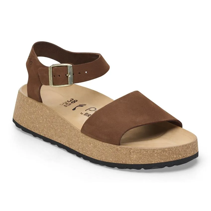 BIRKENSTOCK Women's Glenda Nubuck Leather (Dark Tea)