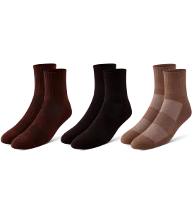 BOWO CUSHION ANKLE 3 PACK - NEUTRALS
