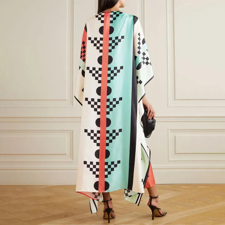 Cobalt Canvas Couture Kaftan KAF0039