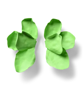 Freisa Lime Floral Earrings