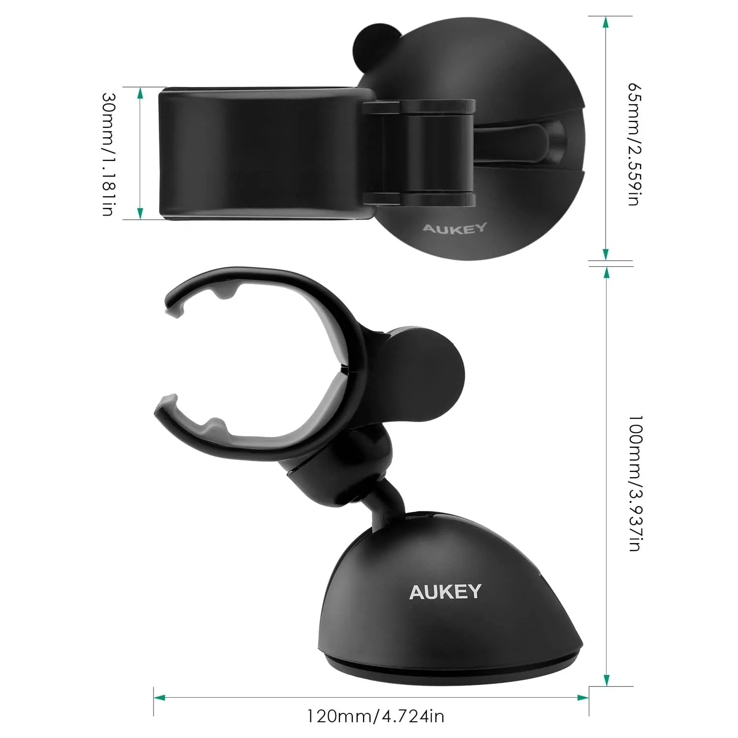 HD-C11 Windshield Dashboard 360 Degree Rotating Universal Car Mount Holder