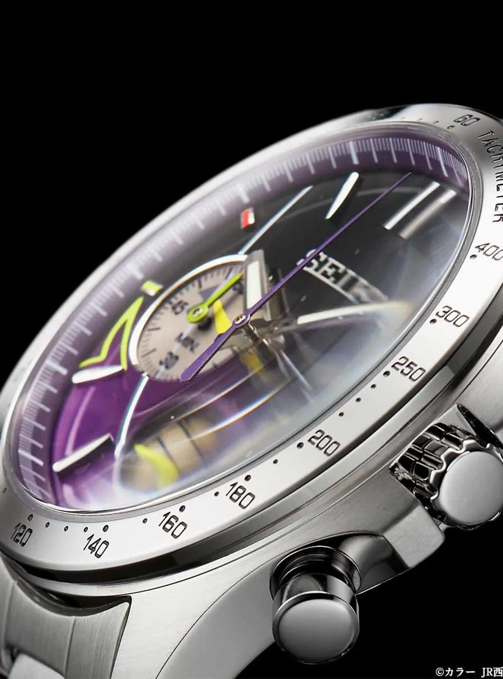 SEIKO WATCH EVANGELION 500 TYPE EVA MADE IN JAPAN LIMITED EDITION